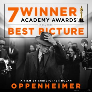 1117.  Premios Oscars 2024: “OppenHeimer” de Christopher Nolan